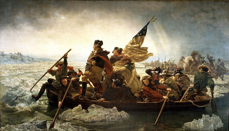 Emanuel Leutze Washington Crossing the Delaware. Spain oil painting art